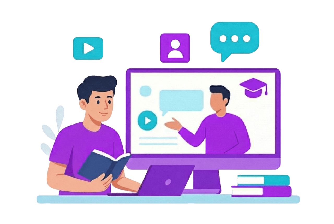 Estudiantes aprendiendo